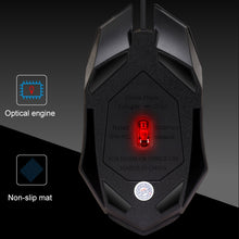 Load image into Gallery viewer, Chasing Leopard K2 USB LED Backlight 1600DPI Three-speed Adjustable Wired Optical Gaming Mouse, Length: 1.3m, K2