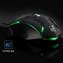 Load image into Gallery viewer, Chasing Leopard K2 USB LED Backlight 1600DPI Three-speed Adjustable Wired Optical Gaming Mouse, Length: 1.3m, K2