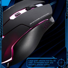 Load image into Gallery viewer, Chasing Leopard T7 USB 6-keys 2400DPI Three-speed Adjustable Backlight Wired Optical Gaming Mouse Built-in Counter Weight, Length: 1.8m, T7