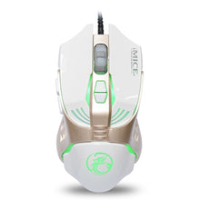 Load image into Gallery viewer, iMICE V5 USB 7 Buttons 4000 DPI Wired Optical Colorful Backlight Gaming Mouse for Computer PC Laptop, V5  (White), V5  (Black)