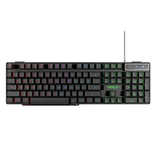 Load image into Gallery viewer, iMICE AK-600 Wired USB Floating Keycap Characters Glow Backlit Gaming Keyboard, Glow Backlit (Black)