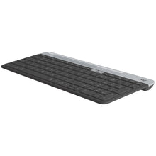 Load image into Gallery viewer, Logitech K580 Dual Modes Thin and Light Multi-device Wireless Keyboard with Phone Holder