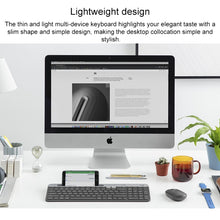Load image into Gallery viewer, Logitech K580 Dual Modes Thin and Light Multi-device Wireless Keyboard with Phone Holder