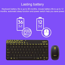 Load image into Gallery viewer, Logitech MK240 Nano Wireless Keyboard and Mouse Set