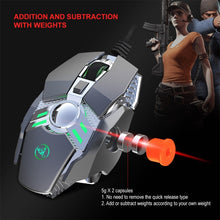 Load image into Gallery viewer, HXSJ J200 7 Keys Programmable Wired E-sports Mechanical Mouse with Light