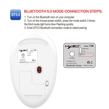 Load image into Gallery viewer, HXSJ T36 2.4G Bluetooth 5.0+3.0 Three-mode Silent Design Wireless Bluetooth Mouse