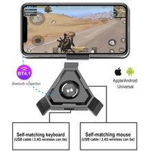 Load image into Gallery viewer, HXSJ P5 Bluetooth 4.1 Keyboard Mouse Bluetooth Gaming Converter, Can Not Be Pressed Version