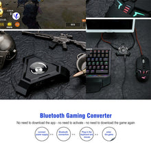 Load image into Gallery viewer, HXSJ P5 Bluetooth 4.1 Keyboard Mouse Bluetooth Gaming Converter, Can Not Be Pressed Version