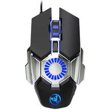 Load image into Gallery viewer, HXSJ J700 Colorful Lighting Programmable E-sports Gaming Wired Mouse, J700