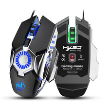 Load image into Gallery viewer, HXSJ J700 Colorful Lighting Programmable E-sports Gaming Wired Mouse, J700