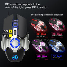 Load image into Gallery viewer, HXSJ J700 Colorful Lighting Programmable E-sports Gaming Wired Mouse, J700