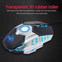 Load image into Gallery viewer, HXSJ J700 Colorful Lighting Programmable E-sports Gaming Wired Mouse, J700