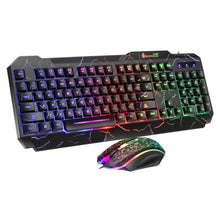 Load image into Gallery viewer, SHIPADOO D620 104-key Wired RGB Color Cracked Backlight Gaming Keyboard Mouse Kit for Laptop, PC