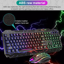 Load image into Gallery viewer, SHIPADOO D620 104-key Wired RGB Color Cracked Backlight Gaming Keyboard Mouse Kit for Laptop, PC