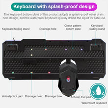 Load image into Gallery viewer, SHIPADOO D620 104-key Wired RGB Color Cracked Backlight Gaming Keyboard Mouse Kit for Laptop, PC