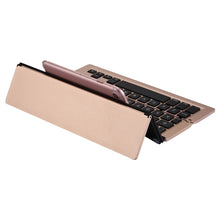 Load image into Gallery viewer, F18 Ultra-slim Rechargeable Foldable 58 Keys Bluetooth Wireless Keyboard with Holder