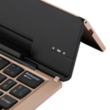 Load image into Gallery viewer, F18 Ultra-slim Rechargeable Foldable 58 Keys Bluetooth Wireless Keyboard with Holder