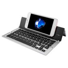 Load image into Gallery viewer, F18 Ultra-slim Rechargeable Foldable 58 Keys Bluetooth Wireless Keyboard with Holder