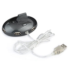 Load image into Gallery viewer, MZ-012 2.4G 1200 DPI Wireless Rechargeable Optical Mouse with 3 Ports USB HUB / Charging Dock