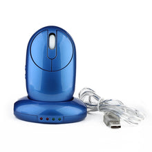 Load image into Gallery viewer, MZ-012 2.4G 1200 DPI Wireless Rechargeable Optical Mouse with 3 Ports USB HUB / Charging Dock