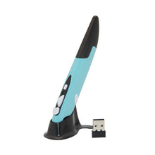 Load image into Gallery viewer, PR-03 2.4G USB Receiver Adjustable 1600 DPI Wireless Optical Pen Mouse for Computer PC Laptop Drawing Teaching, PR-03 Pen Mouse (Red), PR-03 Pen Mouse (Blue), PR-03 Pen Mouse (Grey)