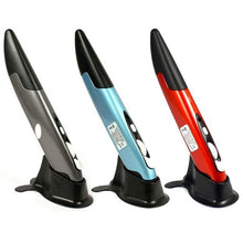 Load image into Gallery viewer, PR-03 2.4G USB Receiver Adjustable 1600 DPI Wireless Optical Pen Mouse for Computer PC Laptop Drawing Teaching, PR-03 Pen Mouse (Red), PR-03 Pen Mouse (Blue), PR-03 Pen Mouse (Grey)