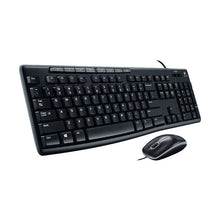 Load image into Gallery viewer, Logitech MK200 Wired Keyboard Mouse Set