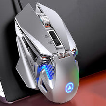 Load image into Gallery viewer, YINDIAO G10 7200DPI 7-modes Adjustable 7-keys RGB Light Wired Metal Mechanical Hard Core Macro Mouse, Style: Audio Version