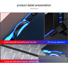 Load image into Gallery viewer, YINDIAO 6 Keys Gaming Office USB Mechanical Wired Mouse, Mouse(Black)