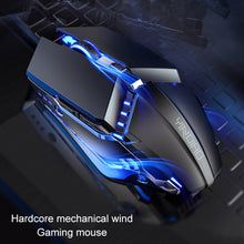 Load image into Gallery viewer, YINDIAO 6 Keys Gaming Office USB Mechanical Wired Mouse, Mouse(Black)