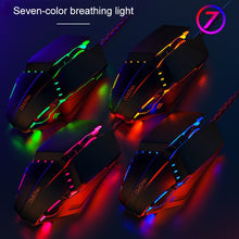 Load image into Gallery viewer, YINDIAO 6 Keys Gaming Office USB Mechanical Wired Mouse, Mouse(Black)