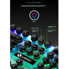 Load image into Gallery viewer, TX300 Mechanical Feel Backlight Punk Wired Keyboard Mouse Set