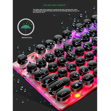 Load image into Gallery viewer, TX300 Mechanical Feel Backlight Punk Wired Keyboard Mouse Set