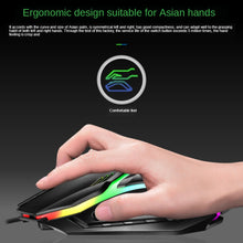 Load image into Gallery viewer, TX300 Mechanical Feel Backlight Punk Wired Keyboard Mouse Set