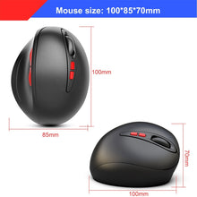 Load image into Gallery viewer, HXSJ T33 2.4GHz Ergonomic Optical Wireless Notebook PC Mouse