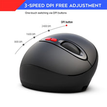Load image into Gallery viewer, HXSJ T33 2.4GHz Ergonomic Optical Wireless Notebook PC Mouse