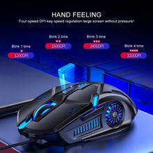 Load image into Gallery viewer, YINDIAO G5 3200DPI 4-modes Adjustable 6-keys RGB Light Silent Wired Gaming Mouse, G5 Silent Ver. Black, G5 Silent Ver. White