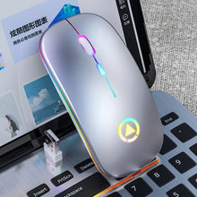 Load image into Gallery viewer, YINDIAO A2 2.4GHz 1600DPI 3-modes Adjustable RGB Light Rechargeable Wireless Silent Mouse, Rechargeable ver.