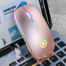 Load image into Gallery viewer, YINDIAO A2 2.4GHz 1600DPI 3-modes Adjustable RGB Light Rechargeable Wireless Silent Mouse, Rechargeable ver.