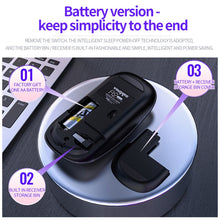 Load image into Gallery viewer, YINDIAO A2 2.4GHz 1600DPI 3-modes Adjustable Wireless Silent Mouse, Battery Powered, Battery ver.