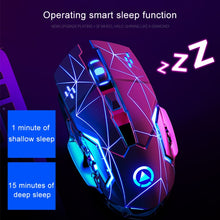 Load image into Gallery viewer, YINDIAO A4 2.4GHz 1600DPI 3-modes Adjustable Rechargeable Wireless Silent Gaming Mouse (Star Black), Star Black