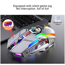 Load image into Gallery viewer, YINDIAO A5 2.4GHz 1600DPI 3-modes Adjustable Rechargeable RGB Light Wireless Silent Gaming Mouse