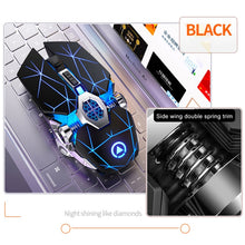 Load image into Gallery viewer, YINDIAO A7 2.4GHz 1600DPI 3-modes Adjustable 7-keys Rechargeable RGB Light Wireless Silent Gaming Mouse