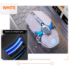 Load image into Gallery viewer, YINDIAO A7 2.4GHz 1600DPI 3-modes Adjustable 7-keys Rechargeable RGB Light Wireless Silent Gaming Mouse