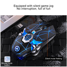 Load image into Gallery viewer, YINDIAO A7 2.4GHz 1600DPI 3-modes Adjustable 7-keys Rechargeable RGB Light Wireless Silent Gaming Mouse