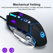 Load image into Gallery viewer, GM20 3200DPI 4-modes Adjustable 7-keys RGB Light Wired Gaming Mouse, GM20 Black, GM20 White