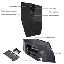 Load image into Gallery viewer, 2.4GHz USB Receiver Adjustable 1200 DPI Wireless Optical Mouse for Computer PC Laptop