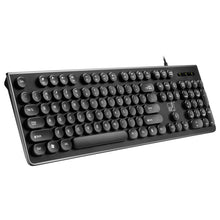 Load image into Gallery viewer, ZGB S500 Round Key USB Wired Computer Keyboard, Round Key (Black), Round Key (White)