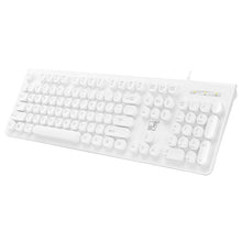Load image into Gallery viewer, ZGB S500 Round Key USB Wired Computer Keyboard, Round Key (Black), Round Key (White)
