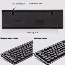 Load image into Gallery viewer, ZGB S500 Round Key USB Wired Computer Keyboard, Round Key (Black), Round Key (White)